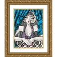 thumbnail image 1 of MIROTA 25x32 Gold Ornate Wood Framed with Double Matting Museum Art Print Titled - Rideaux bleus, 1 of 4