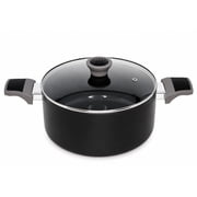 MIRRO 5 Qt Get a Grip 2.0 Aluminum Black Ceramic Dutch Oven with Glass Lid