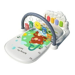 Walmart s Baby Play Mat Gym with Interactive Piano Mirror and Crawling Features for 0 12 Months Pink Walmart