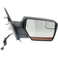 thumbnail image 1 of MIRROR Compatible For 2013-2014 Ford Expedition 2012-2014 Lincoln Navigator Right Passenger Heated Power Glass Folding In-housing Signal Light With memory Chrome, 1 of 5