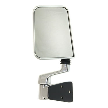 MIRROR Compatible For 1987-1995 Jeep Wrangler (YJ) 1997-2002 (TJ) Left Driver Side Chrome