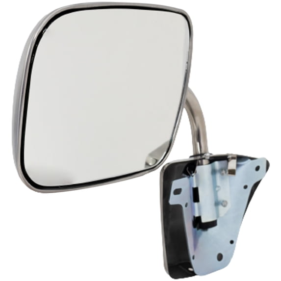 MIRROR Compatible For 1989-1991 Chevrolet V3500 1973-1991 GMC Jimmy Left Driver or Right Passenger Polished