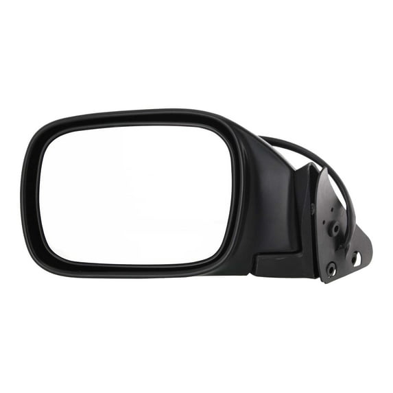 MIRROR Compatible For 1997-2001 Jeep Cherokee Left Driver Power Glass Textured Black