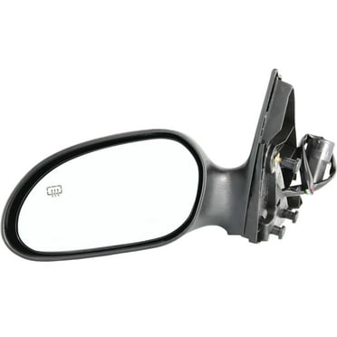 MIRROR Compatible For 2000-2007 Ford Taurus 2000-2005 Mercury Sable Left Driver Heated Power Glass Textured Black