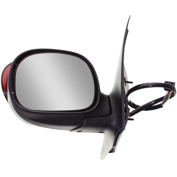 MIRROR Compatible For 2000 Ford Expedition 2000-2002 Lincoln Navigator Left Driver Heated Power Glass In-housing Signal Light With memory Paintable