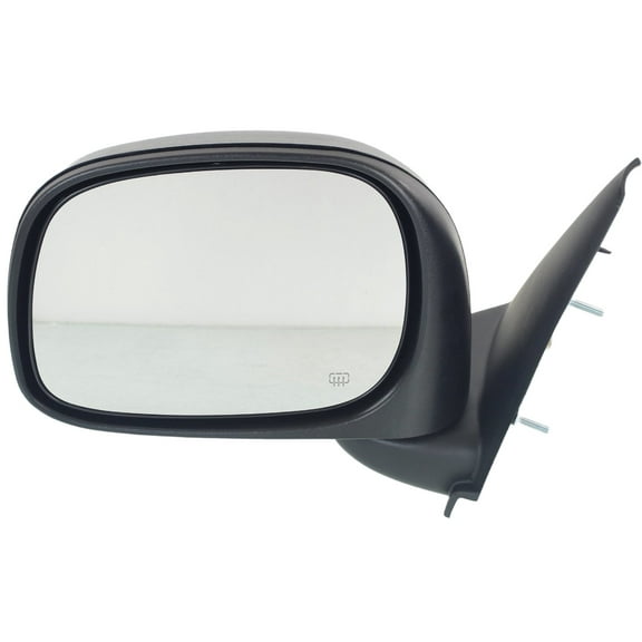MIRROR Compatible For 2003-2009 Dodge Ram 3500 2500 Left Driver Heated Power Glass Textured Black