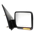 thumbnail image 1 of MIRROR Compatible For 2004-2006 Ford F-150 Right Passenger Heated Power Glass In-housing Signal Light Textured Black, 1 of 5
