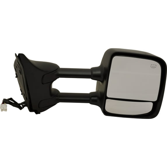 MIRROR Compatible For 2004-2015 Nissan Titan Right Passenger Towing Heated Power Glass Chrome