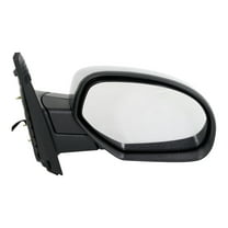 MIRROR Compatible For 2007-2014 Chevrolet Tahoe 2007-2013 GMC Sierra 1500 Right Passenger Heated Power Glass Chrome