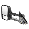 thumbnail image 1 of MIRROR Compatible For 2007 GMC Sierra 3500 Classic 2003-2006 Chevrolet Silverado 2500 HD Left Driver Towing Heated Power Glass In-glass Signal Light Textured Black, 1 of 5