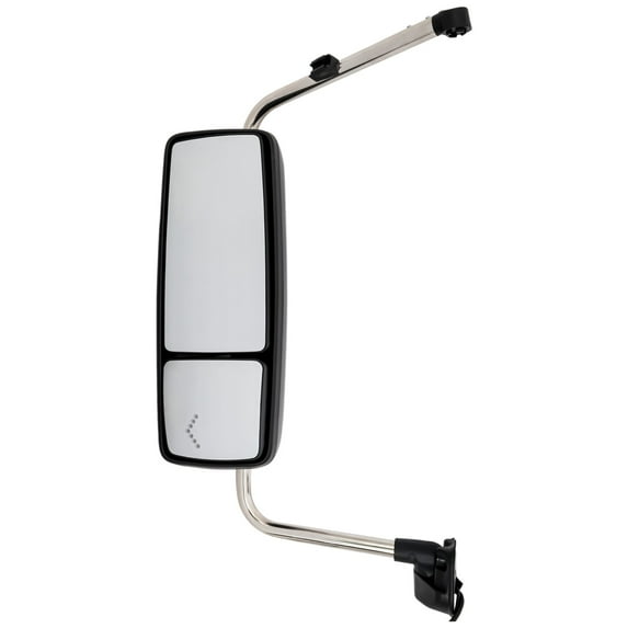 MIRROR Compatible For 2008-2012 International ProStar WorkStar 7600 Left Driver Towing Heated In-glass Signal Light Paintable