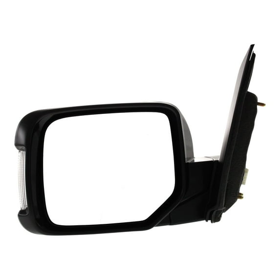 MIRROR Compatible For 2009-2015 Honda Pilot Left Driver Heated Power Glass In-housing Signal Light With memory Paintable