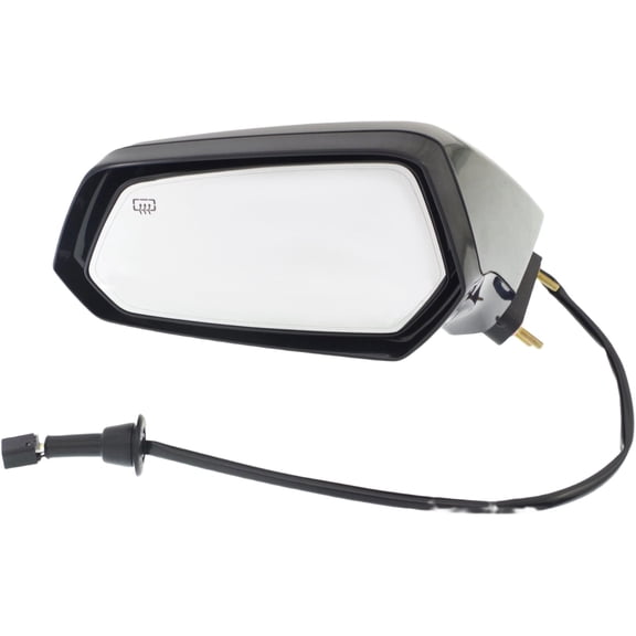 MIRROR Compatible For 2010-2015 Chevrolet Camaro Left Driver Heated Power Glass Paintable