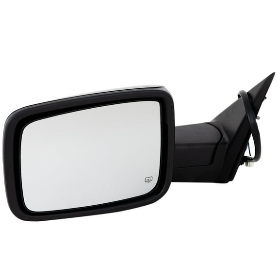 MIRROR Compatible For 2011-2012 Ram 1500 2010 Dodge 2500 Left Driver Heated Power Glass In-housing Signal Light Paintable