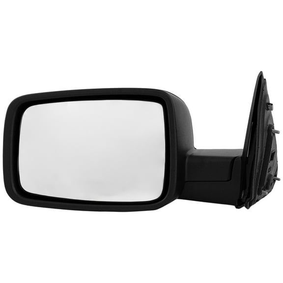 MIRROR Compatible For 2011-2012 Ram 1500 2010 Dodge 2500 Left Driver Textured Black