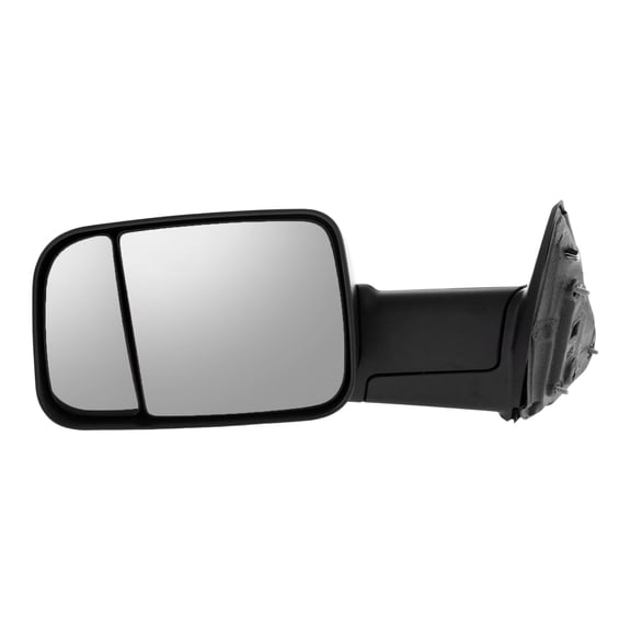 MIRROR Compatible For 2011-2012 Ram 1500 2010 Dodge 2500 Left Driver Towing Textured Black