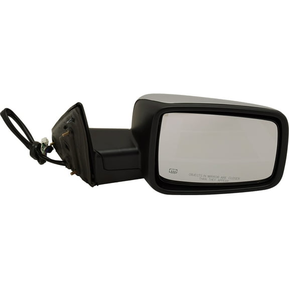 MIRROR Compatible For 2011-2012 Ram 1500 2010 Dodge 2500 Right Passenger Heated Power Glass In-housing Signal Light With memory Chrome