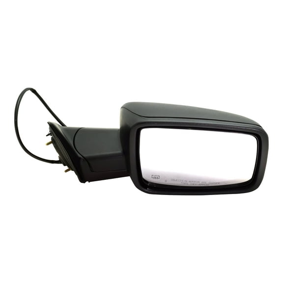 MIRROR Compatible For 2011-2013 Ram 1500 2010 Dodge 2500 Right Passenger Heated Power Glass Textured Black