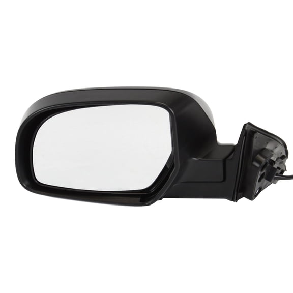 MIRROR Compatible For 2011-2014 Subaru Outback Legacy Left Driver Power Glass With 1 Paintable and Textured Black Cap