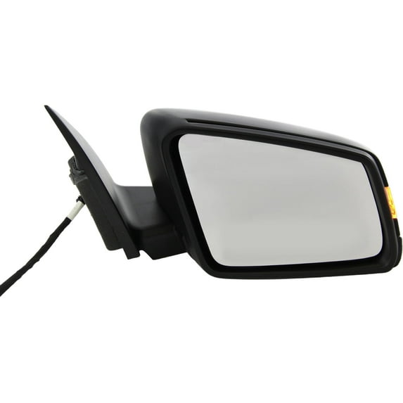 MIRROR Compatible For 2012-2014 Mercedes Benz C250 C300 Left Driver Heated Power Glass In-housing Signal Light With memory Paintable