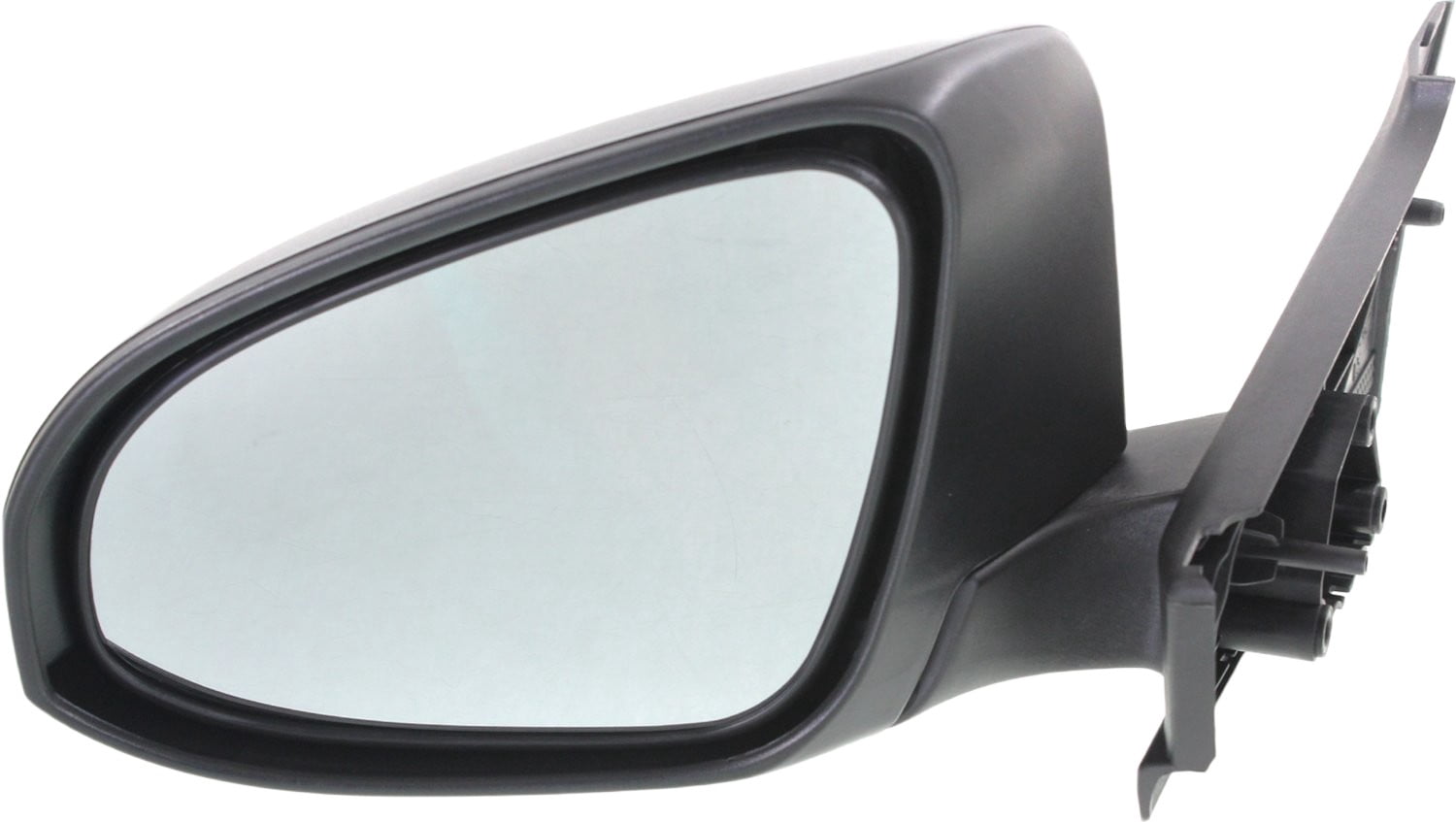Left Side Driver Door Mirror For Toyota Yaris Hatchback 2012-2014 - Manual Textured Black, OEM Replacement