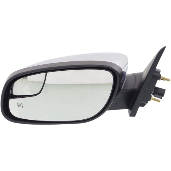 MIRROR Compatible For 2012 Ford Taurus Left Driver Heated Power Glass With memory Chrome