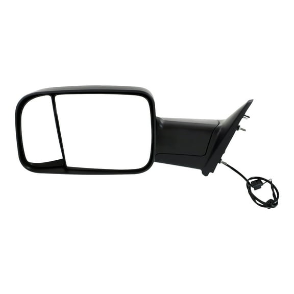 MIRROR Compatible For 2013-2018 Ram 1500 2013-2022 2500 Left Driver Towing Textured Black
