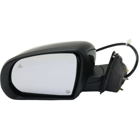 MIRROR Compatible For 2014-2018 Jeep Cherokee Left Driver Heated Power Glass Folding In-housing Signal Light Paintable