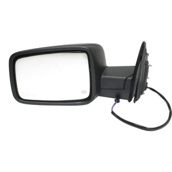 MIRROR Compatible For 2014-2018 Ram 1500 2013-2018 2500 Left Driver Heated Power Glass Textured Black