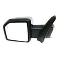 thumbnail image 1 of MIRROR Compatible For 2015-2019 Ford F-150 Left Driver Heated Power Glass Folding In-housing Signal Light With memory Chrome, 1 of 5