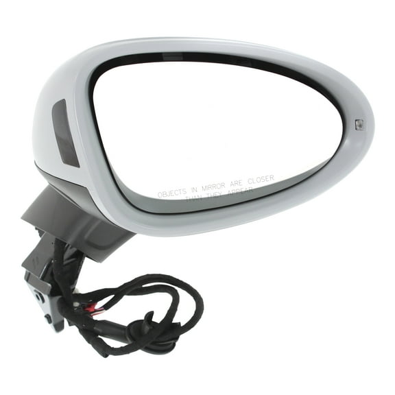 MIRROR Compatible For 2018-2022 Porsche Macan Right Passenger Heated Power Glass Folding In-housing Signal Light Paintable