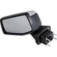 thumbnail image 1 of MIRROR Compatible For 2019-2022 GMC Sierra 1500 Left Driver Heated Power Glass Folding In-housing Signal Light With memory Chrome, 1 of 5