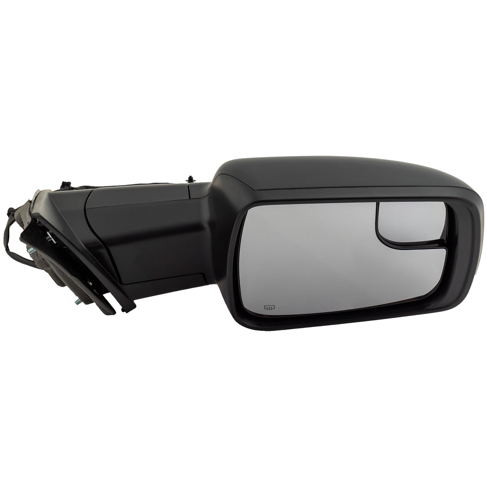 Side Mirror Glass Passenger With Blind Spot Detection - Fits 2009-2014 ...