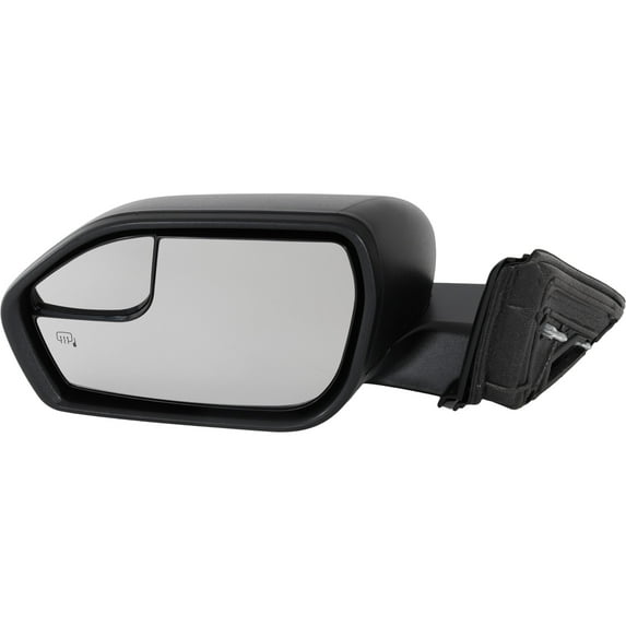 MIRROR Compatible For 2020-2022 Ford Police Interceptor Utility Left Driver Heated Power Glass Textured Black