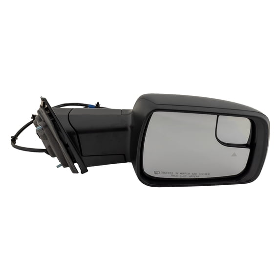 MIRROR Compatible For 2020-2022 Ram 1500 Right Passenger Heated Power Glass Textured Black