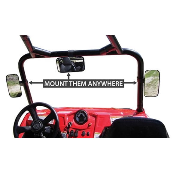 Seizmik 56-18029 Universal Mirror - 1.75in. Clamp Mount