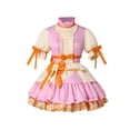 thumbnail image 1 of MIRUXO Anime Cosplay Dress Set with Headwear and Accessories, 7-Piece Pink Dress Maid Outfit for Halloween Theme Party, Stage Show and Role Play, 1 of 8