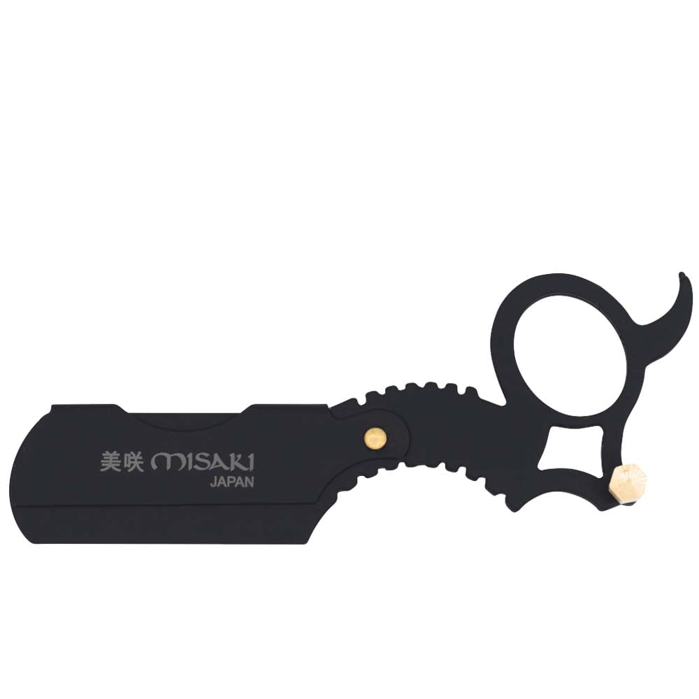MISAKI FINGER STRAIGHT RAZOR - BLACK - Walmart.com