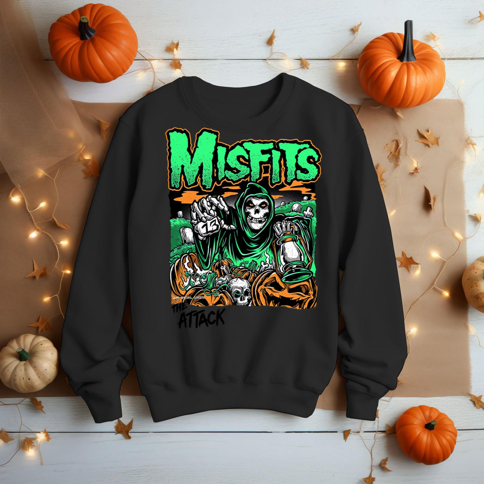 MISFITS THE ATTACK THE CLASSIC ROCK BAND T SHIRTS MEN'S SIZES