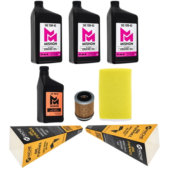 MISHON Full Service Oil Change Kit for Yamaha Big Bear 350 2WD YFM350UK 1998 MK1014750