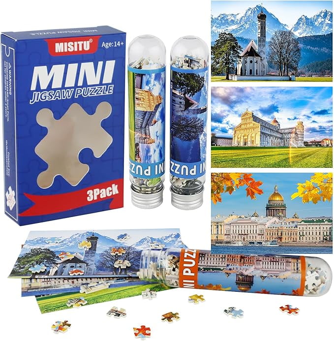 500 Piece Evening In Pisa Puzzle - Leaning Tower Italy Street Scene, Recycled Cardboard