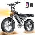thumbnail image 1 of 2200W Peak Electric Bike for Adults, 30MPH & 75 Miles, 48V 20Ah Cargo Ebike,NFC Unlock,All-Terrain Off-Road Electric Mountain Bicycle,Disc Brake , Cycling Bag & Phone Mount Included,UL2849, 1 of 12