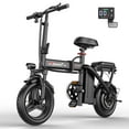 thumbnail image 1 of ASKGO 14" Folding Electric Bike for Adults Teens, 1200W Peak Motor 48V/10.5AH Battery, Commuter City Ebike, Electric Bicycle with Two Seats UL2849, 1 of 11