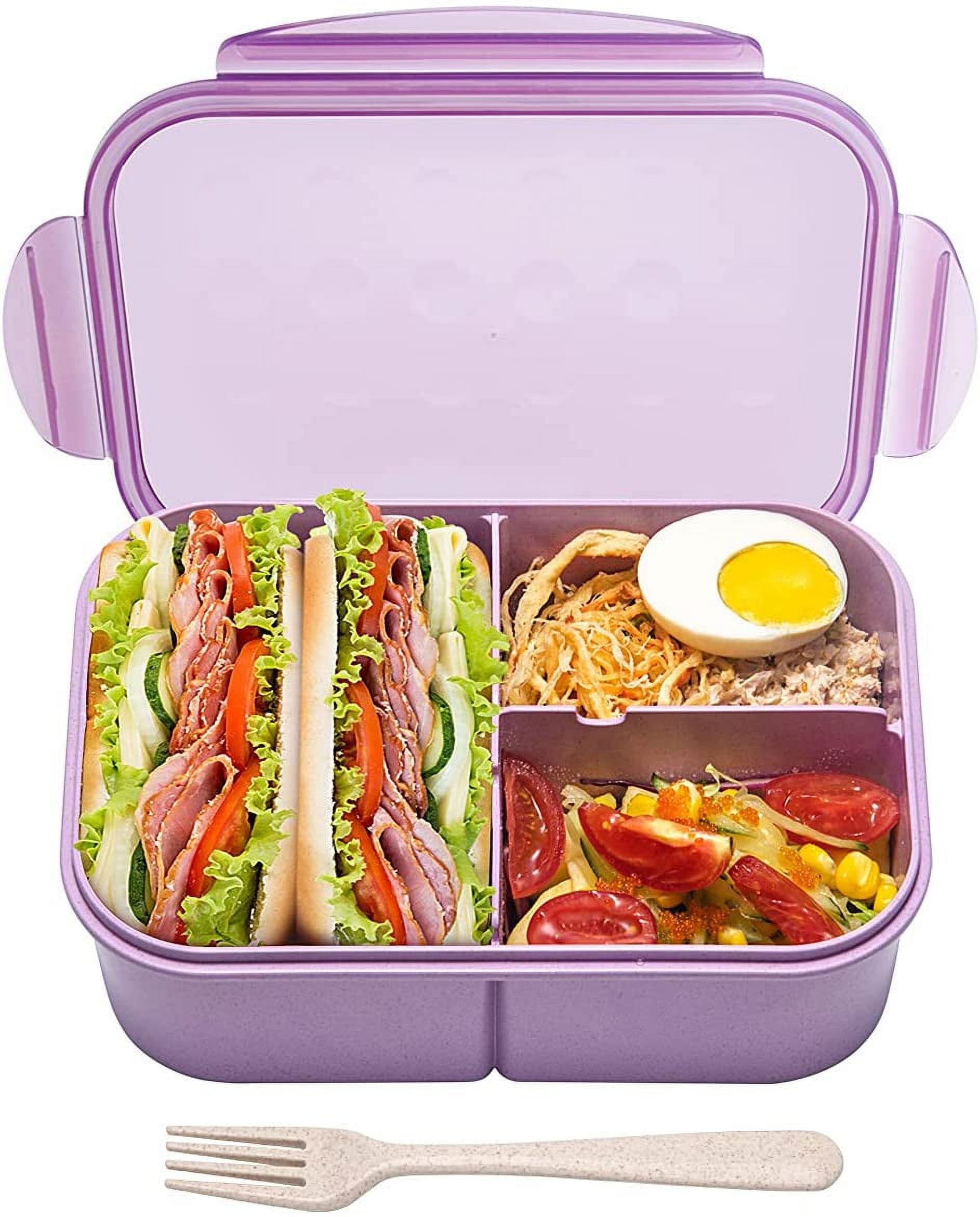 Vessena Bento Lunch Box for Kids, Leak-proof Stackable Tray, 7 Compartments Bento  Lunch Box with Leakproof Sauce Containers - Lunch Containers with Utensils,  Microwave/Dishwasher (Pink) - Yahoo Shopping