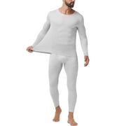 MISS COCOLI Long Johns Thermal Underwear for Men Base Layer Set for Cold Weather Top & Bottom Set
