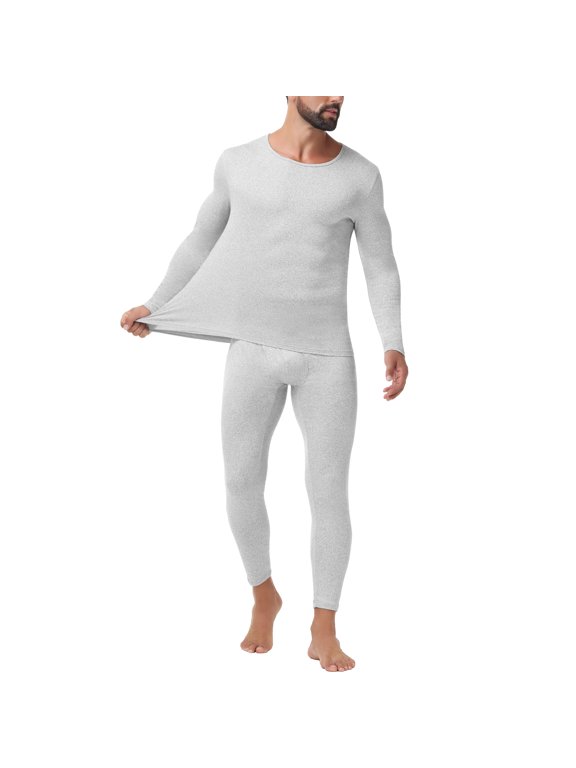 Long Johns Thermal Underwear for Men Base Layer Set for Cold Weather Top & Bottom Set