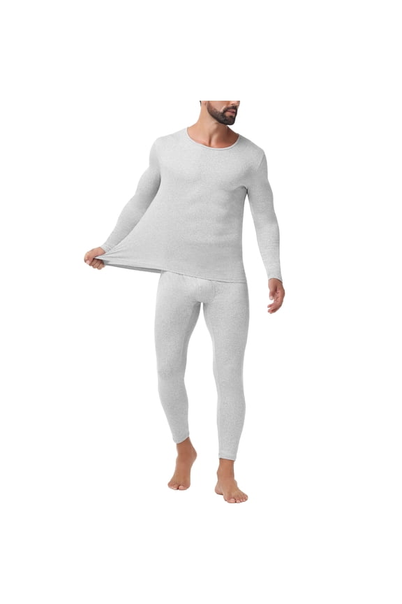 Long Johns Thermal Underwear for Men Base Layer Set for Cold Weather Top & Bottom Set