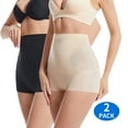 thumbnail image 1 of MISS COCOLI High Waisted Shapewear Panties for Women Tummy Control Double Layer Underwear Butt Lifting Shorts, 1 of 6