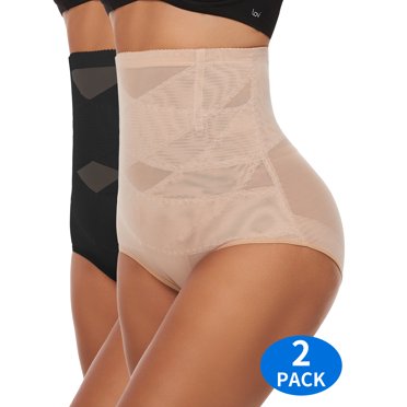 MISS COCOLI Tummy Control Shapewear Panties for Women High Waisted Body Shaper Underwear Girdle Panty