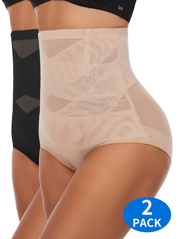 Tummy Control Shapewear Panties for Women High Waisted Body Shaper Underwear Girdle Panty